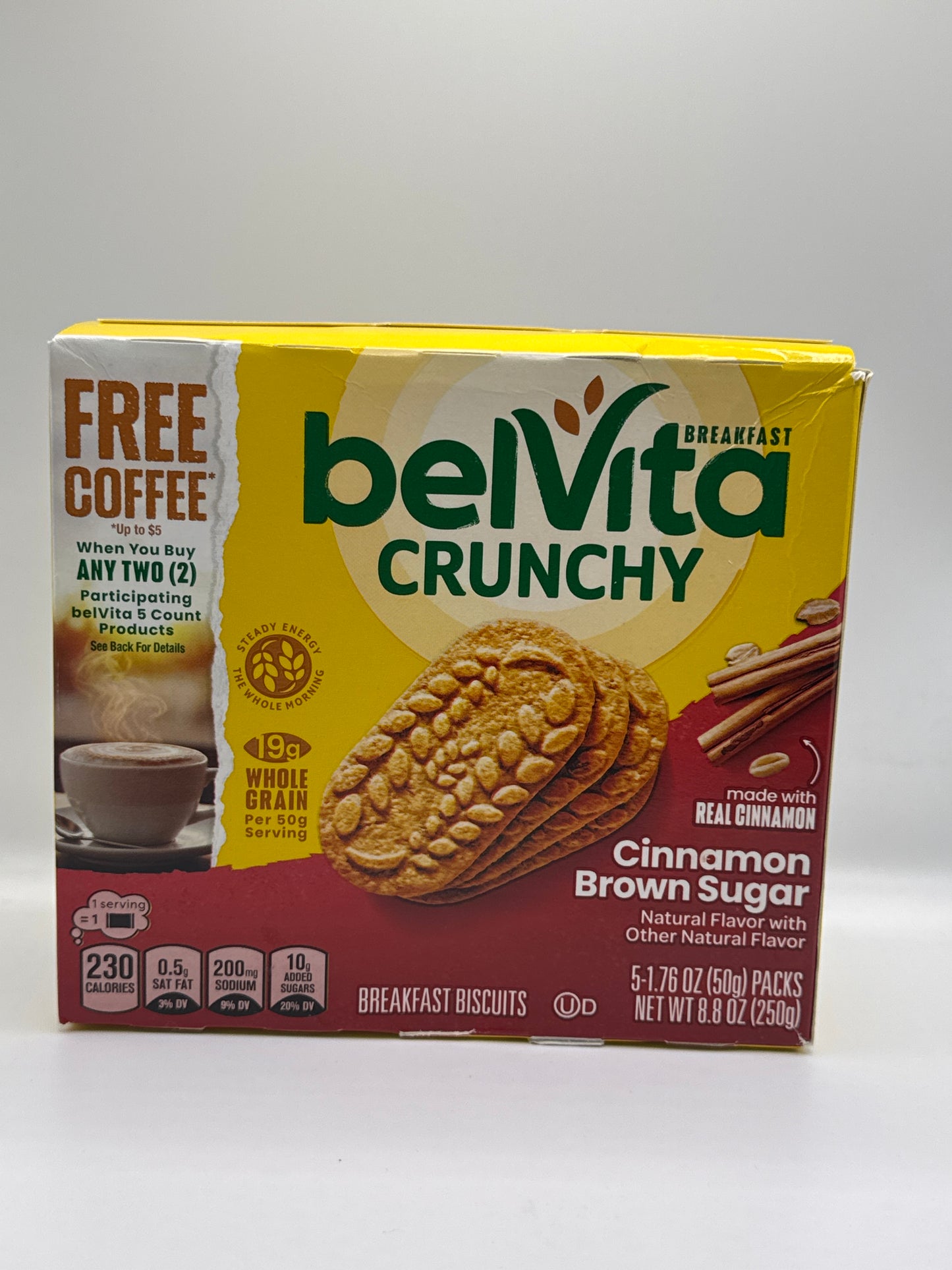 Belvita Sandwich Cinnamon Brown Sugar 5 Packs