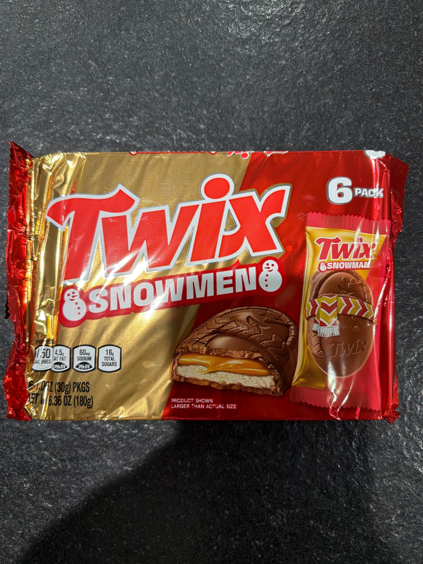 Twix Snowmen pack of 6 individual wrapped