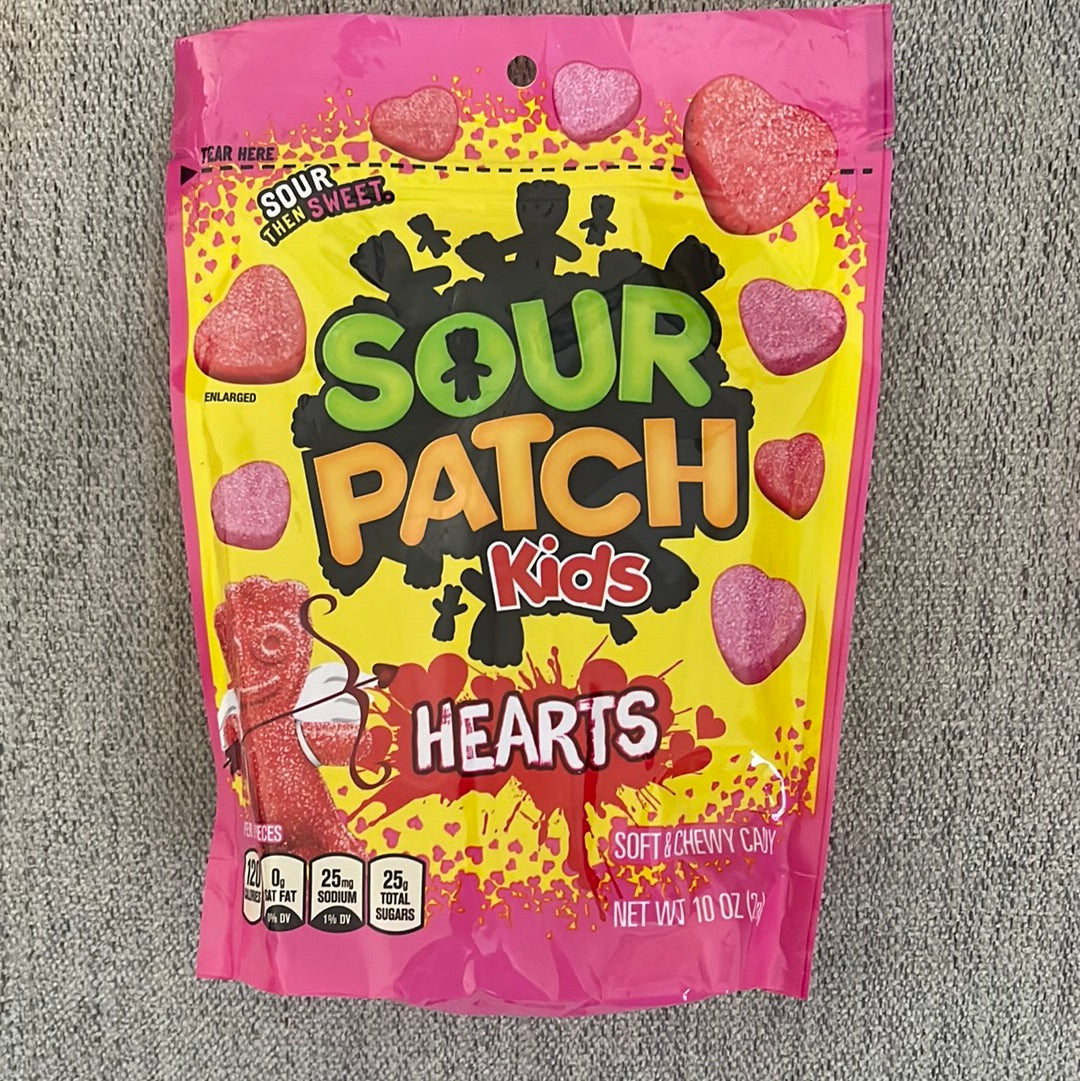 Sour Patch Kids Valentine Hearts Bags & Boxes