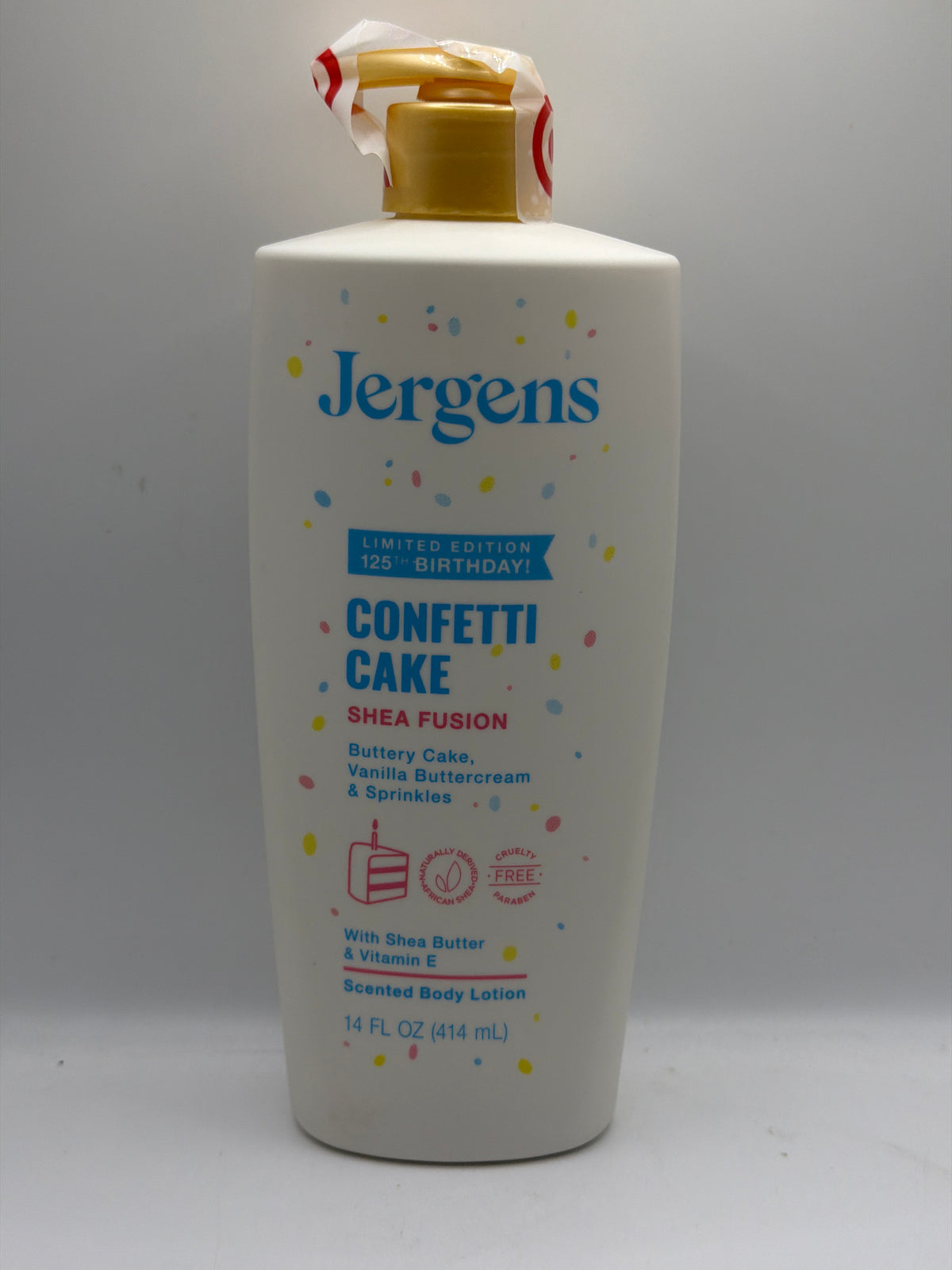 Jergens Confetti Cake Shea Fusion Body Lotion 14fl oz