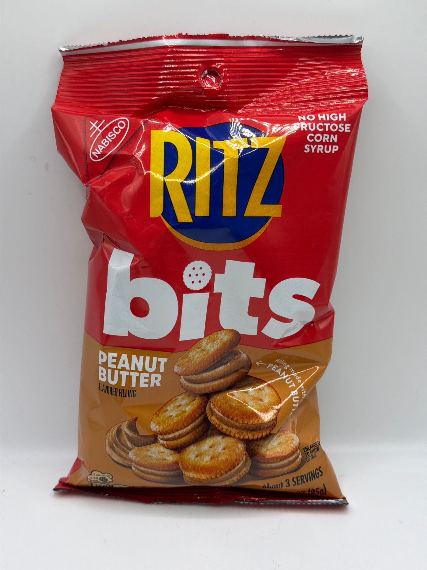 Ritz Bits Peanut Butter Sandwich Crackers 85g bag