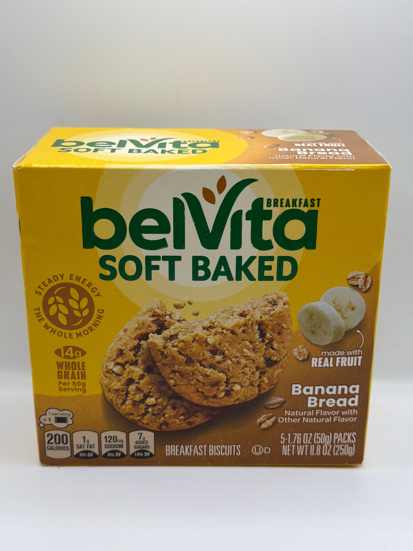 Belvita Soft Baked Banana Bread Breakfast Cookies 5 packs