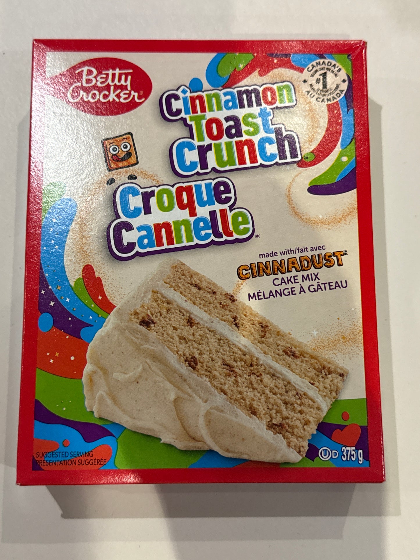 Betty Crocker Cinnamon Toast Crunch Cake Mix 375g