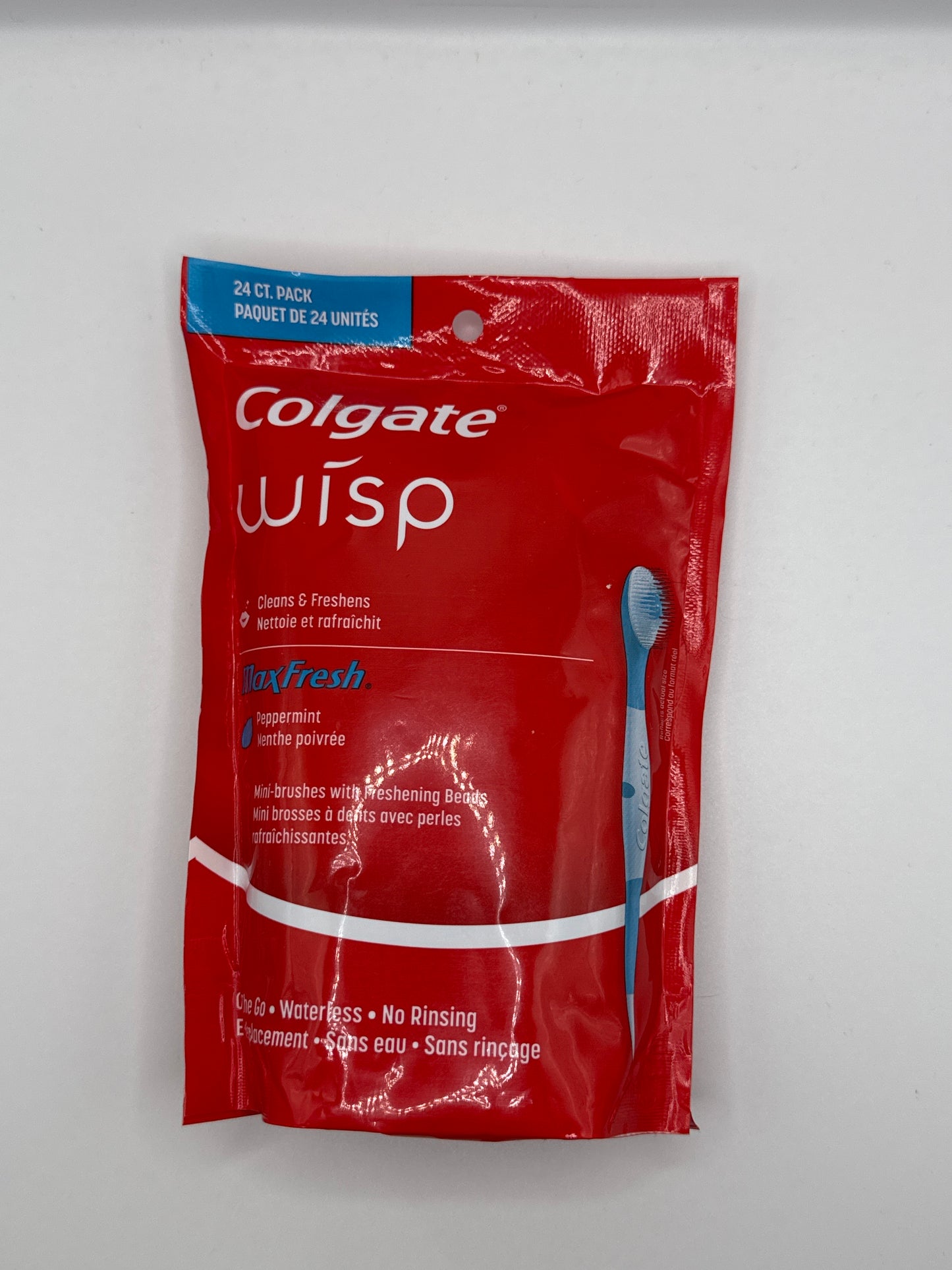 Colgate Wisp Max Fresh on the go toothbrushes 24 pack