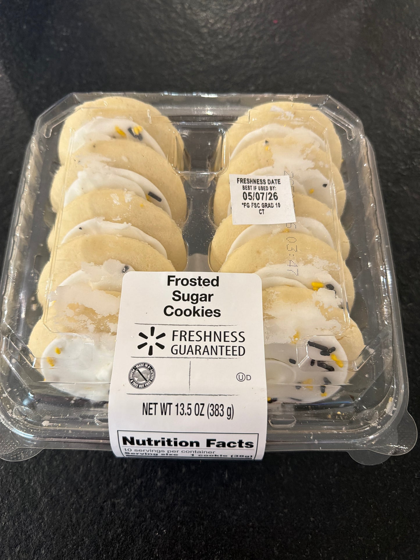 Fresh Baked Frosted Sugar Cookies - various designs and sizes .