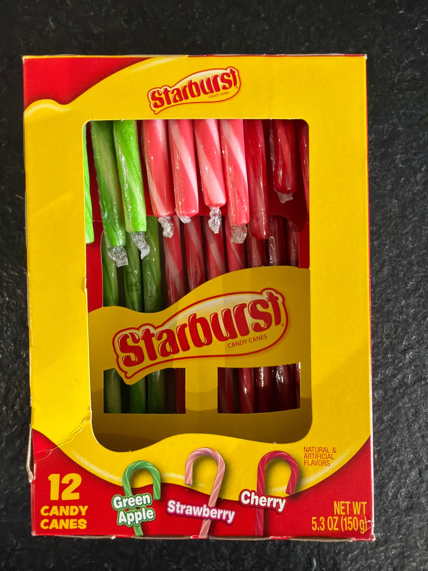 Starburst Candy Canes 12 pack