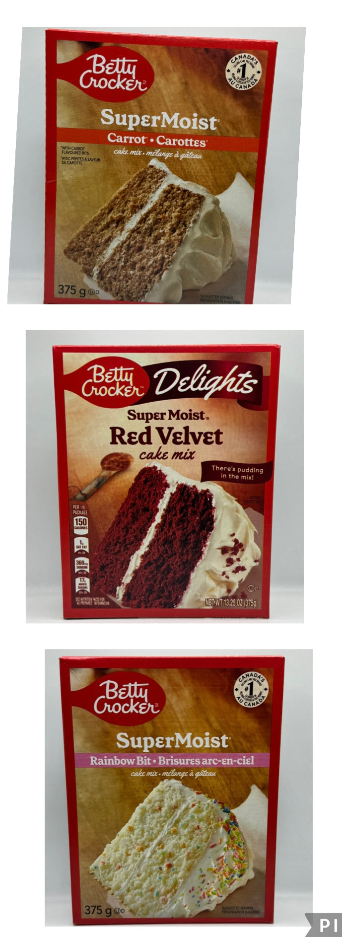 Betty Crocker Super Moist Cake Mixes Various Flavours