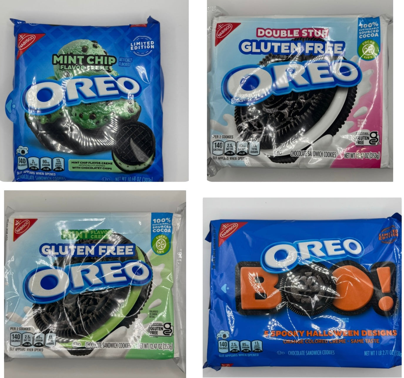 Oreo Cookies Various Flavours and sizes