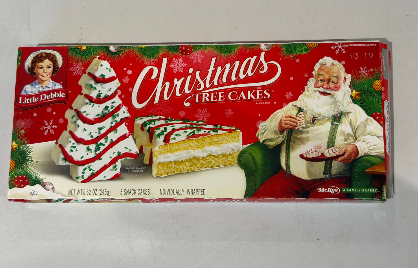 Little Debbie Christmas Tree Cakes 5 pack