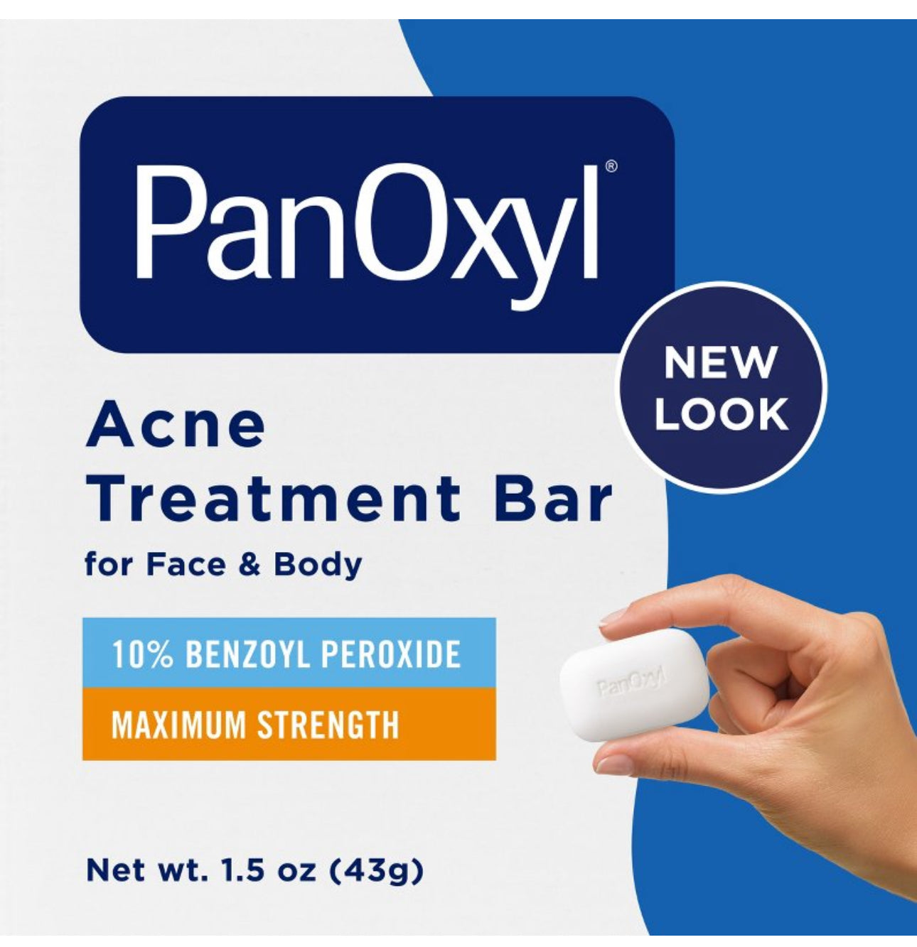 PanOxyl Acne Treatment Bar for face & body 43g & 113g