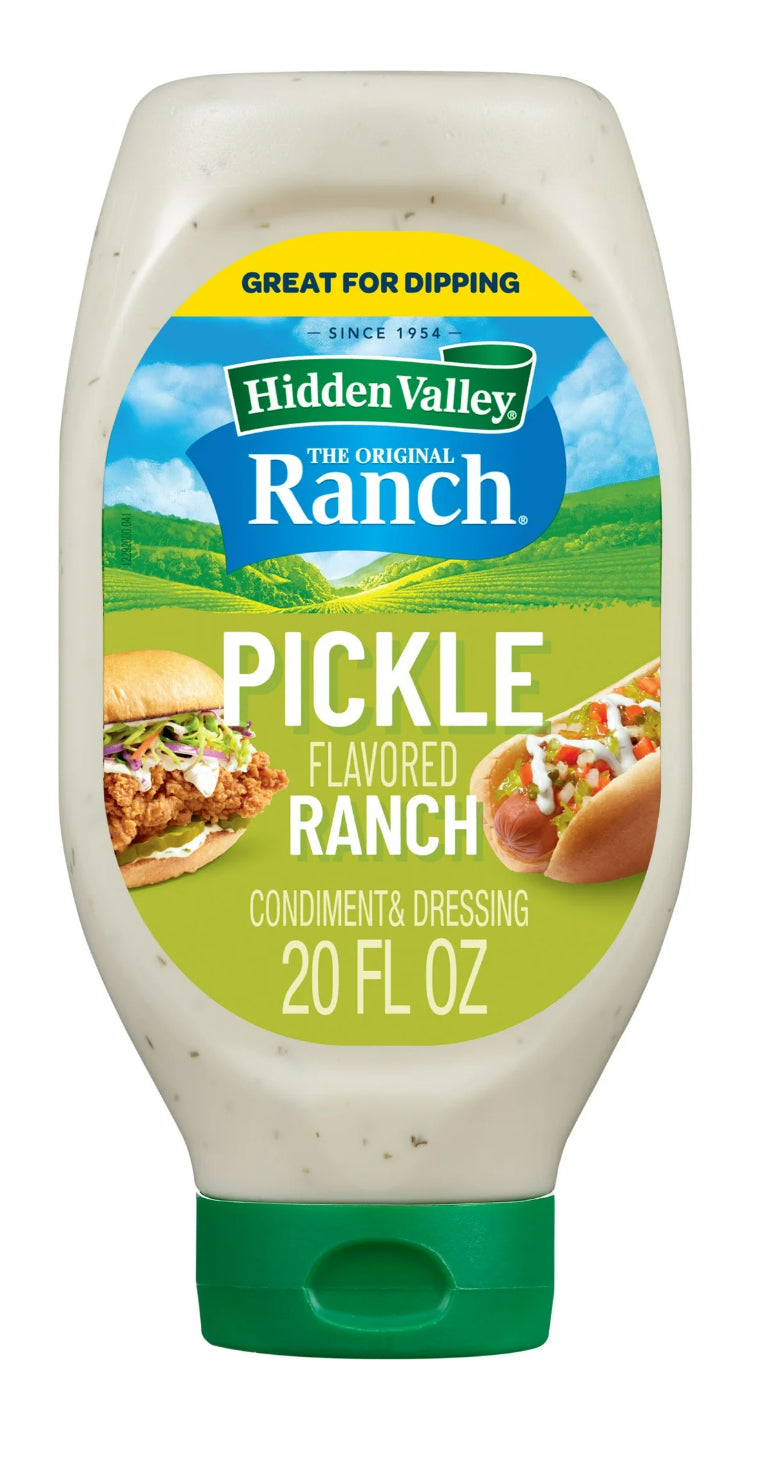 Hidden Valley Ranch Pickle Flavour 20fl oz Squeezy Bottle