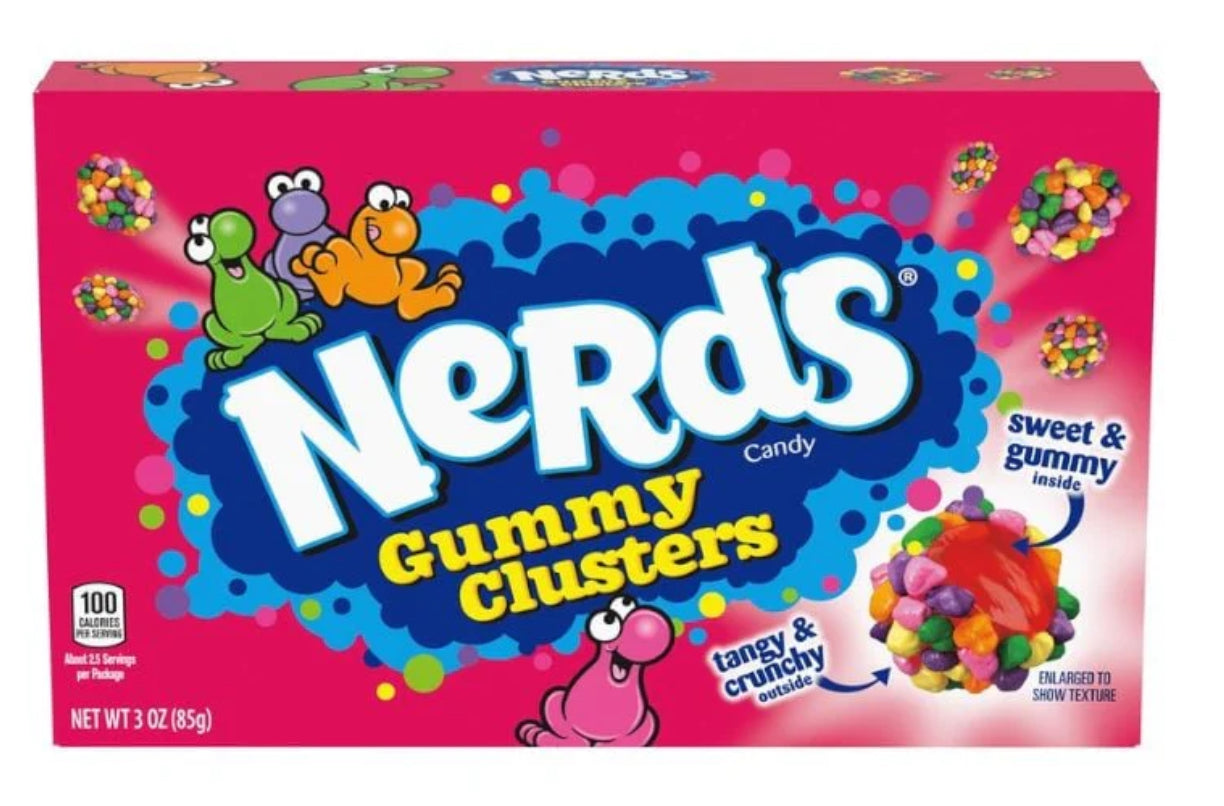 Nerds Gummy Clusters 85g Box