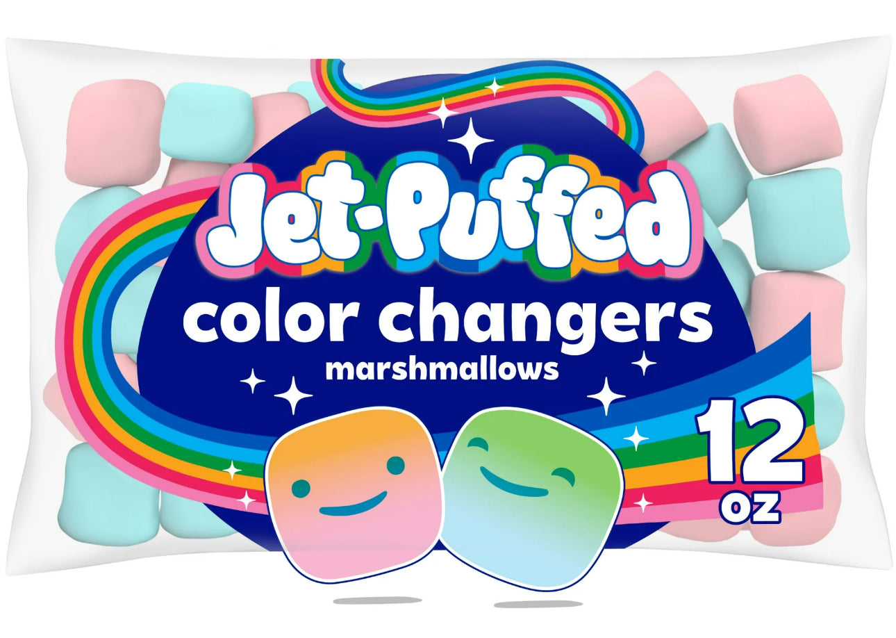 Jet Puffed Colour Change Marshmallows 340g