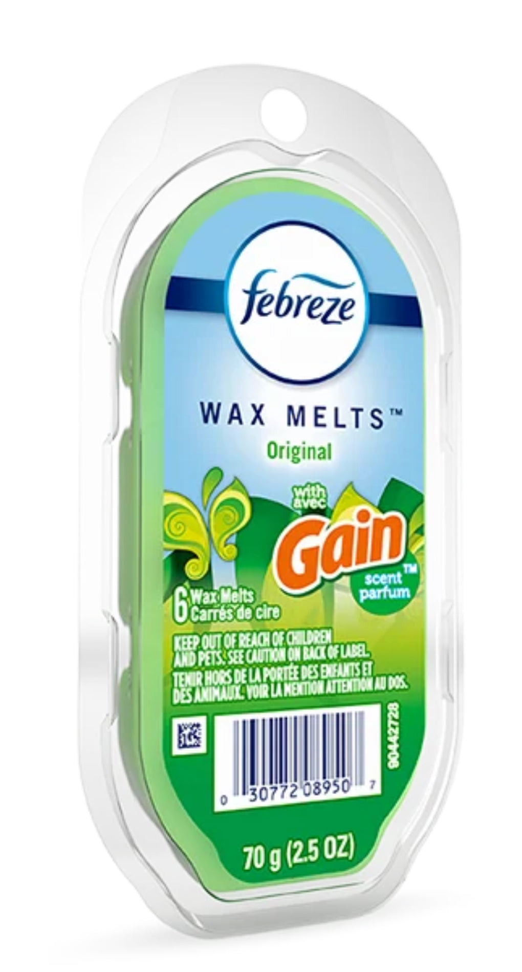 Febreze & Gain Wax Melts Various Scents 6 cubes per pack