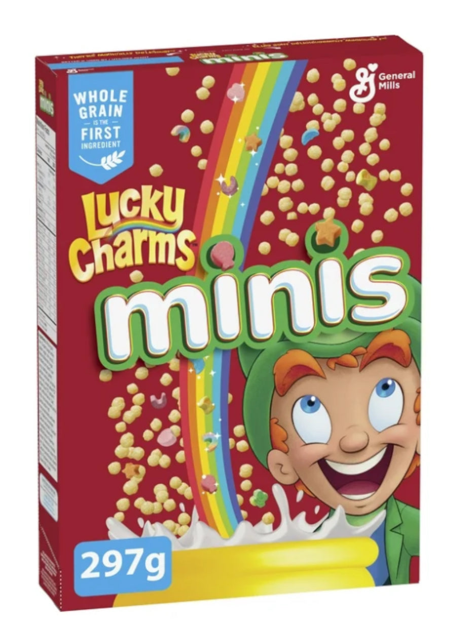Lucky Charms Minis Cereal 297g Box
