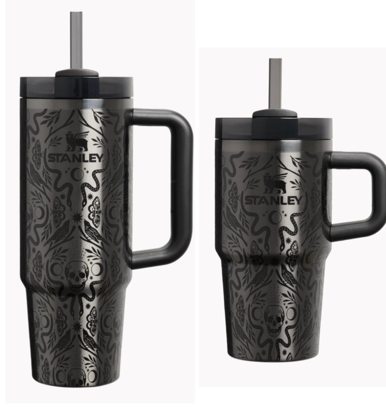 Stanley Halloween Quencher Deadly Damask H2.0 Flowstate Tumbler 30oz and 20oz