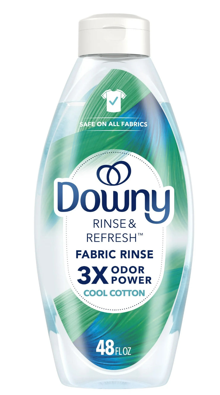 Downy Rinse & Refresh Laundry Fabric Freshner Cool Cotton 48fl oz