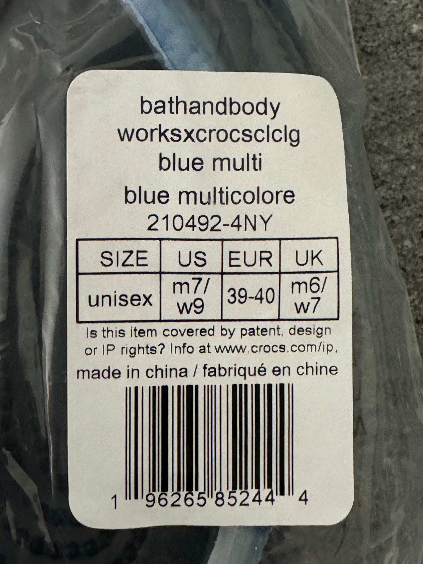 BBW Crocs complete with charms limited edition