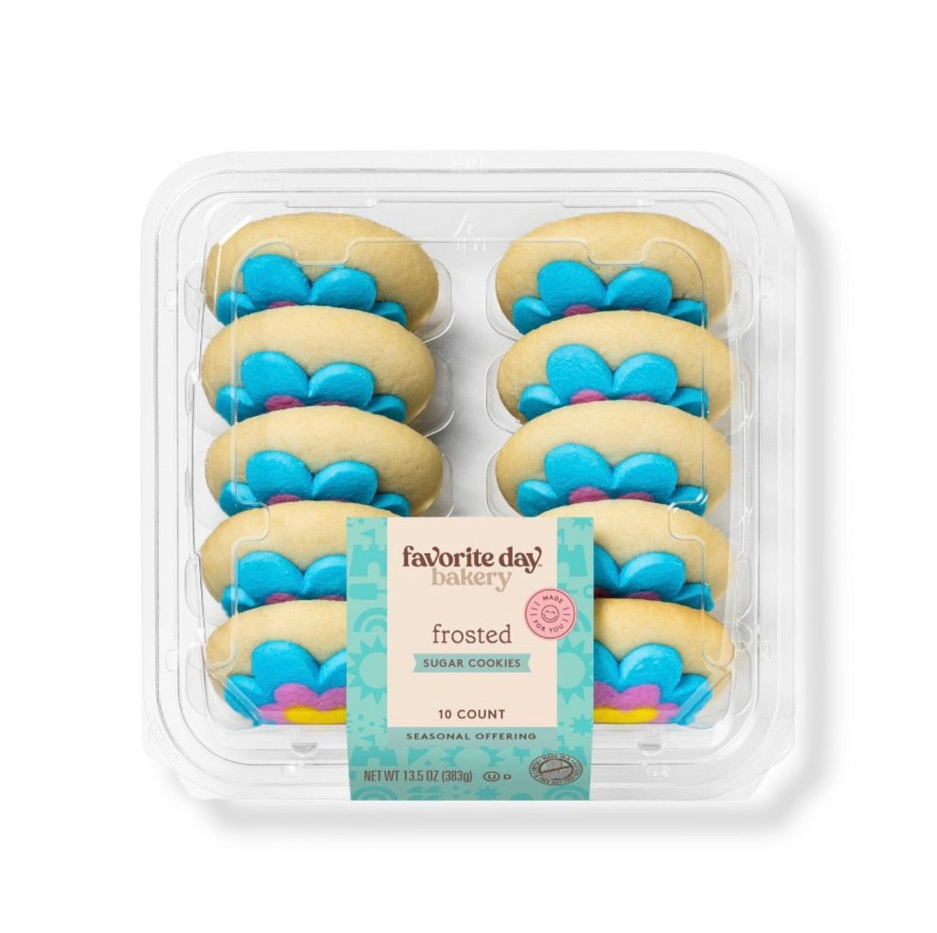 Fresh Baked Frosted Sugar Cookies - various designs and sizes .