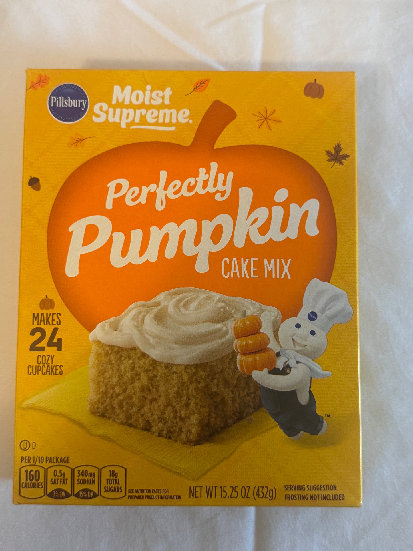 Pillsbury Moist Supreme Perfectly Pumpkin Cake Mix