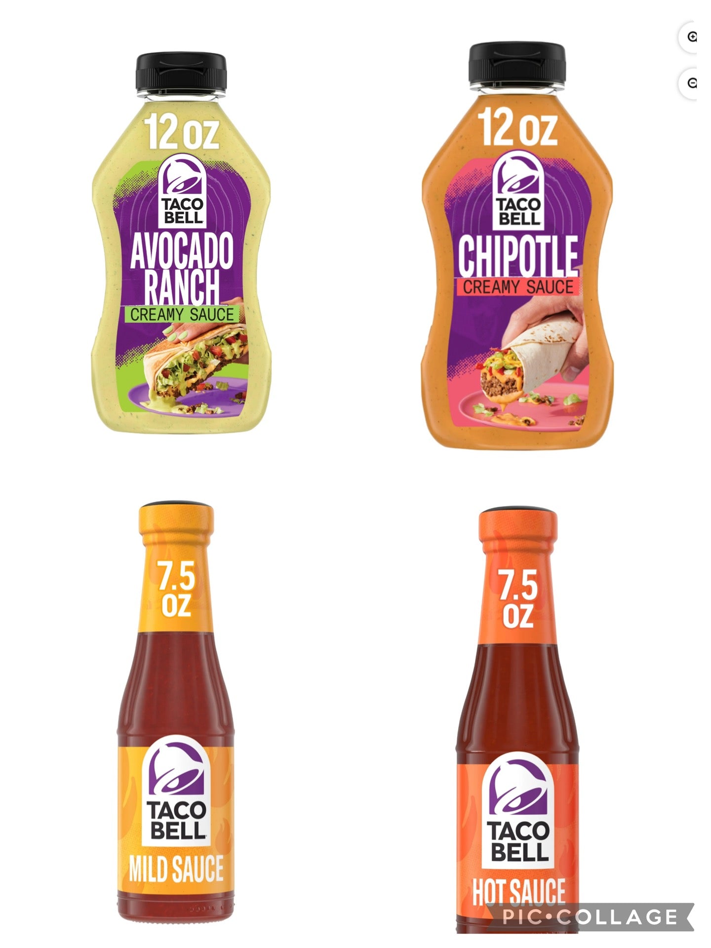 Taco Bell Sauces - Various