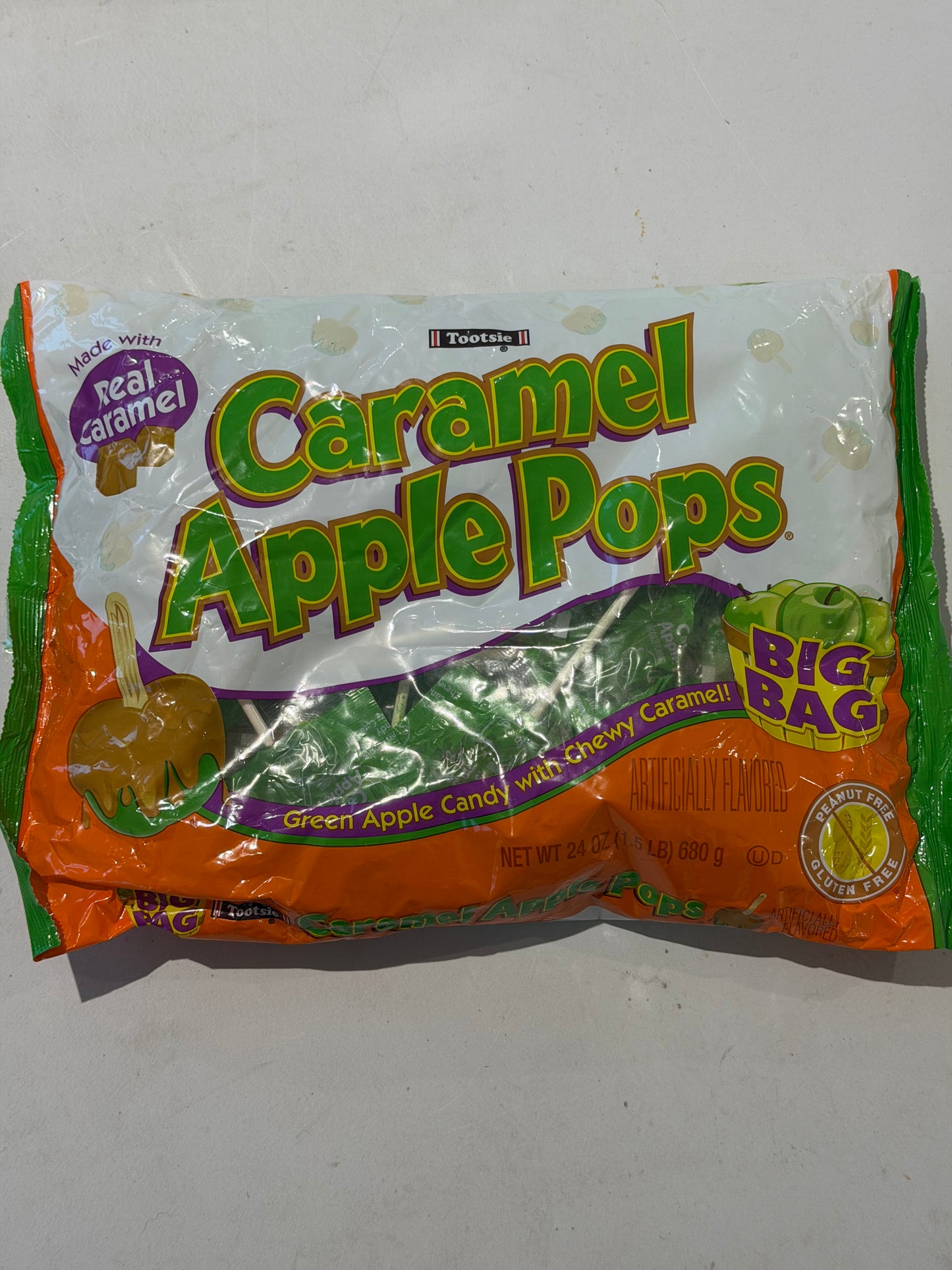 Tootsie Caramel Apple Pops XL Bag 680g
