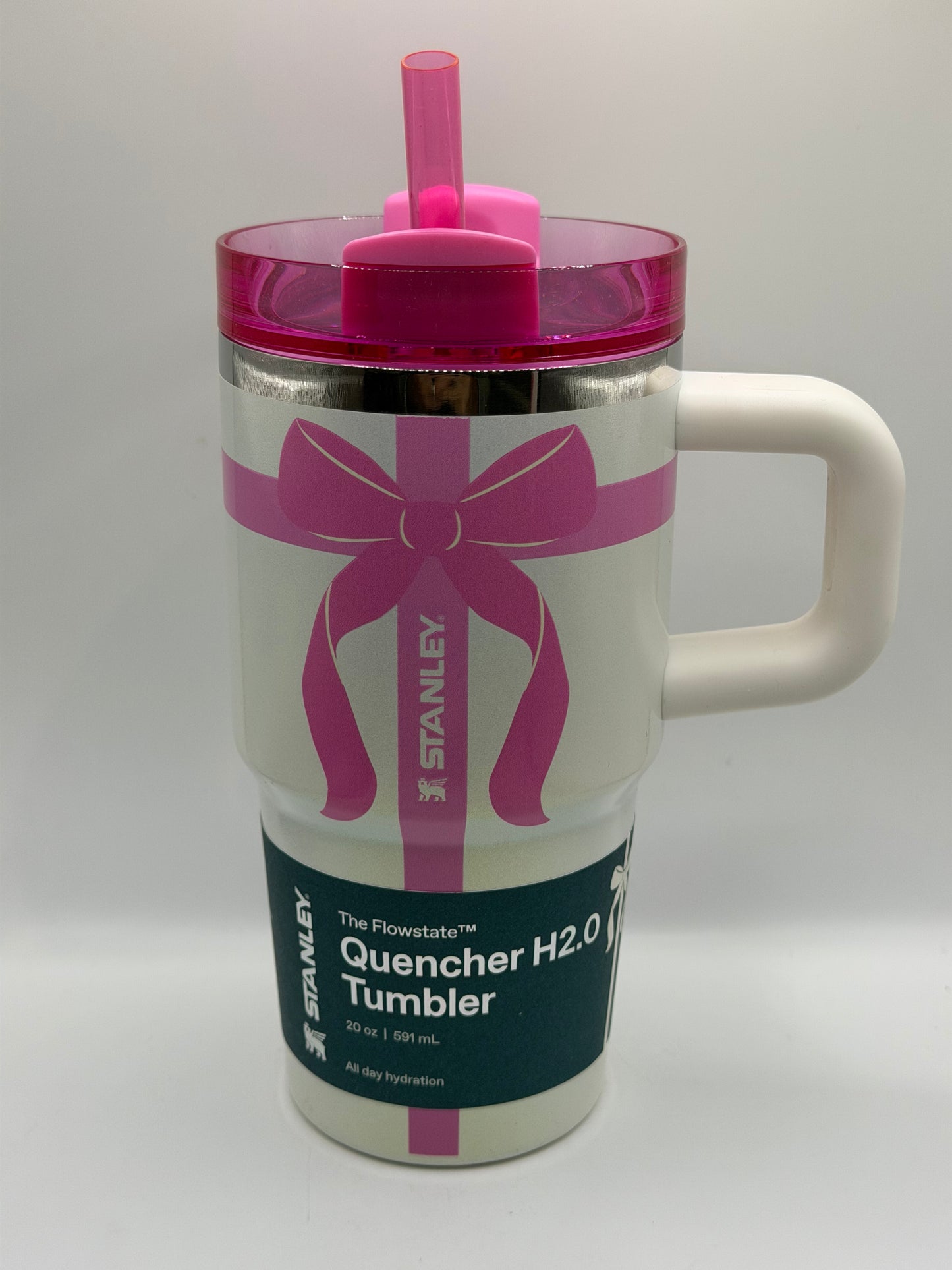 Stanley Quencher H2.0 Flowstate Tumbler Holiday Popsicle Ribbon 30 or 20oz
