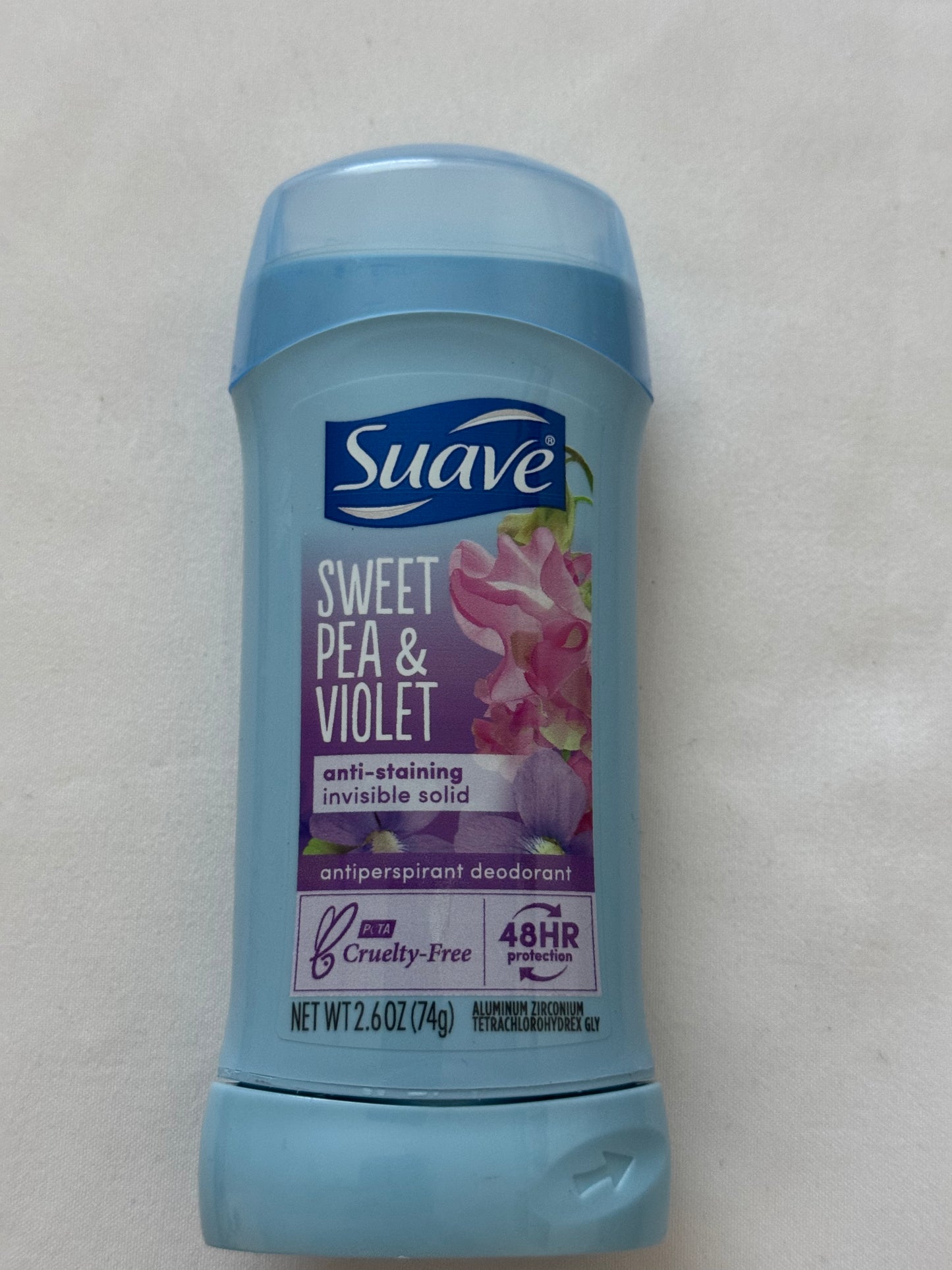 Suave Antiperspirant Deodorant Solid Stick 48hr Protection.