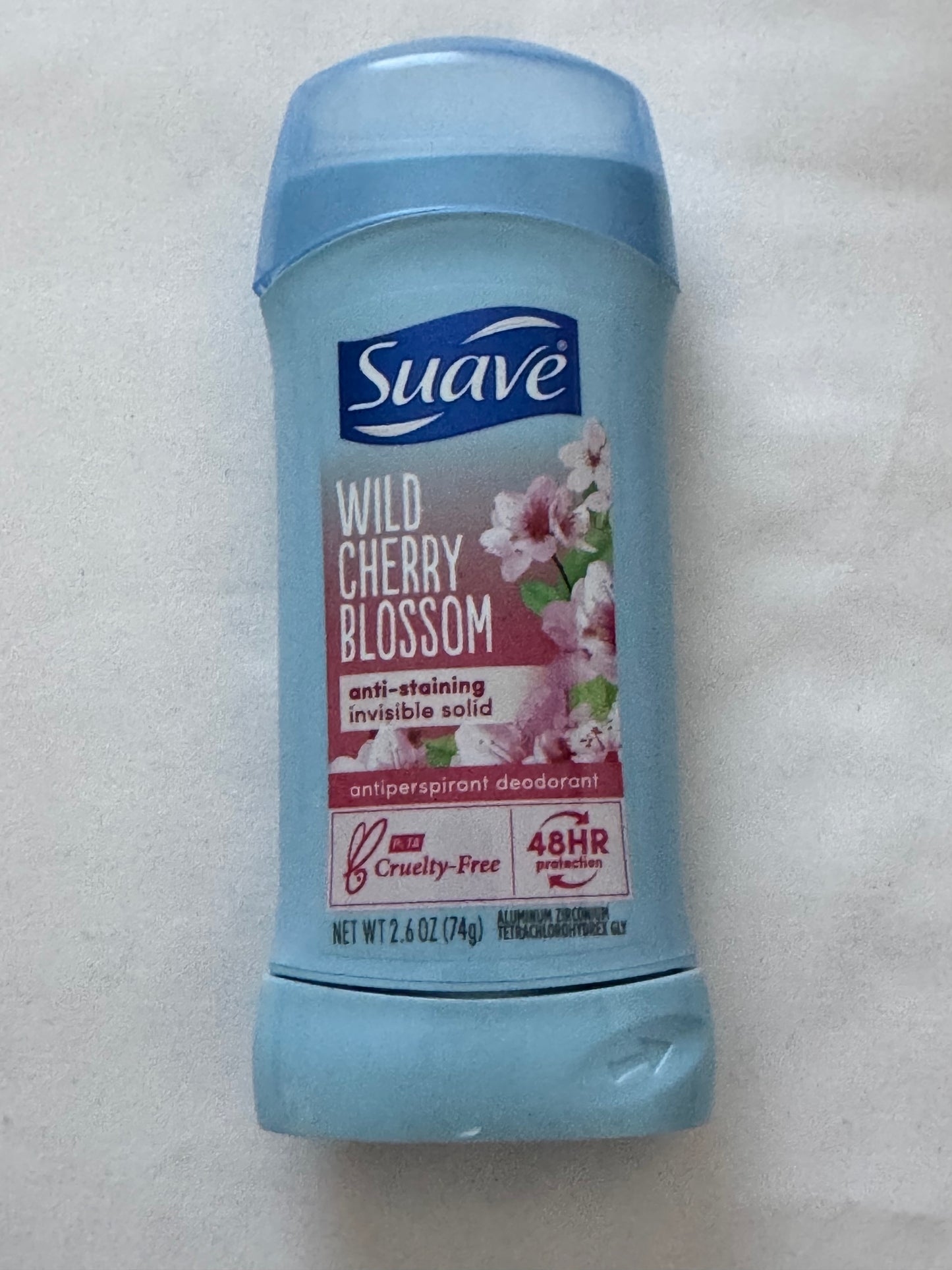 Suave Antiperspirant Deodorant Solid Stick 48hr Protection.
