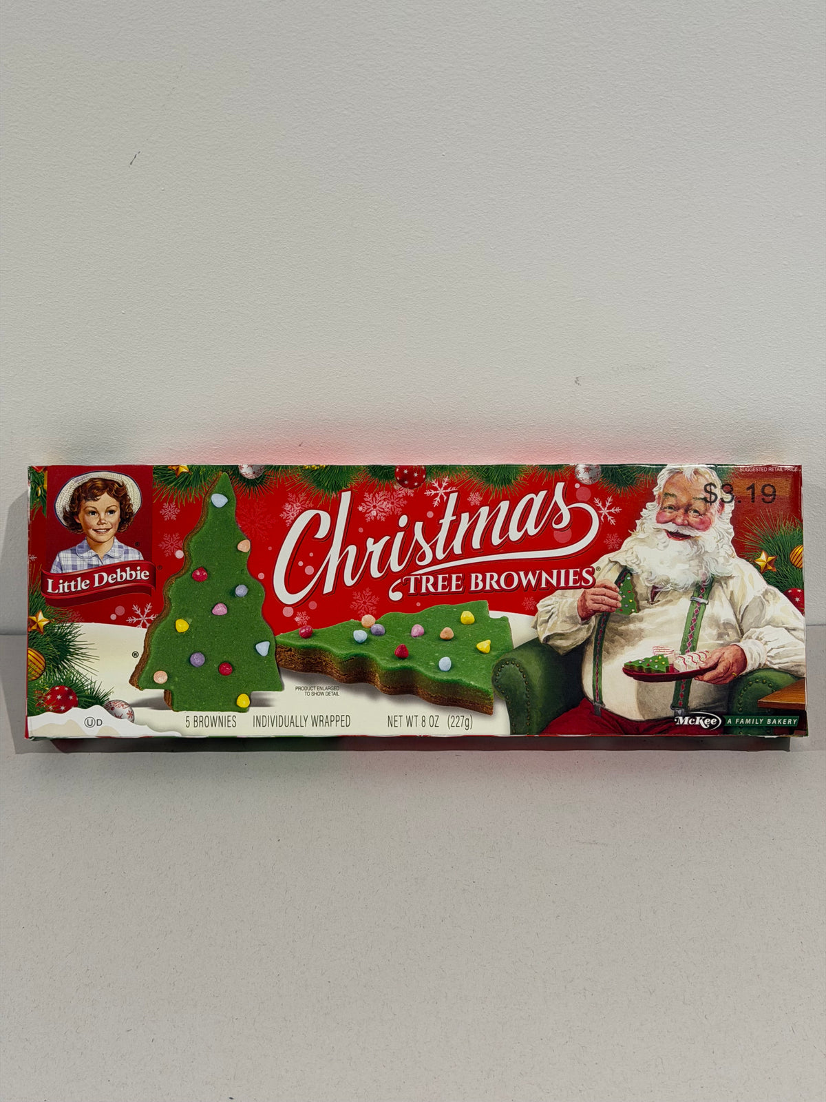 Little Debbie Chocolate Brownie Christmas Tree Cakes 5 pack