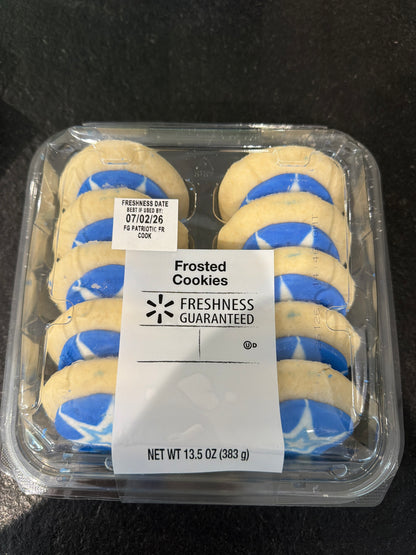Fresh Baked Frosted Sugar Cookies - various designs and sizes .