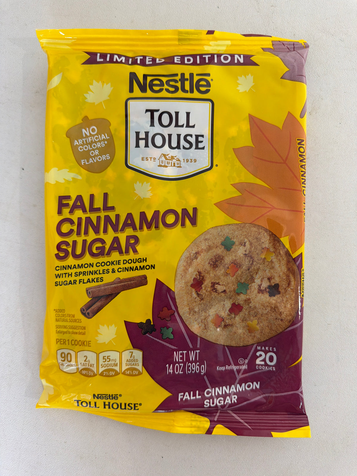 Nestle Toll House Cookie Dough Fall Cinnamon Sugar