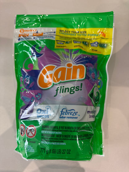 Tide & Gain Laundry Pods Various sizes and scents