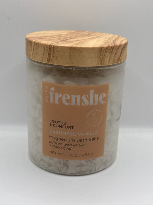 Being Frenshe Sooth & Comfort Cashmere Vanilla Magnesium Bath Salts 554g