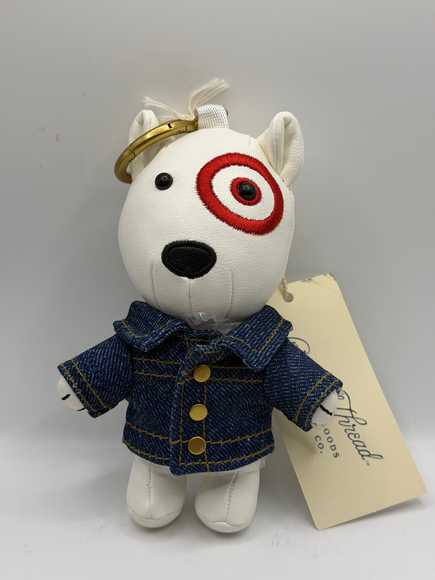 Target Bullseye Keychain Bag Charm Dog