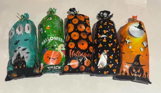 Halloween Goodie Bag filled with treat size candy