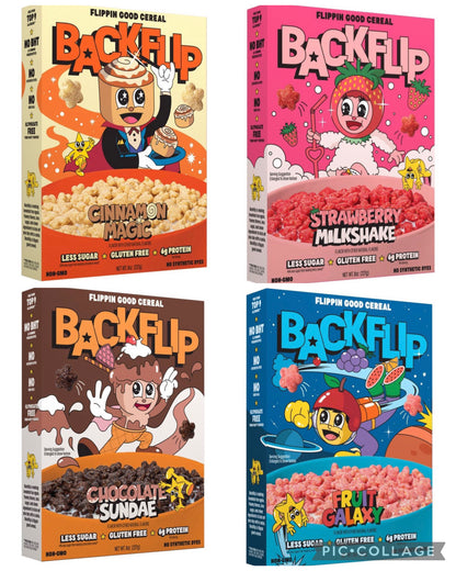Backflip Breakfast Cereal Various Flavours