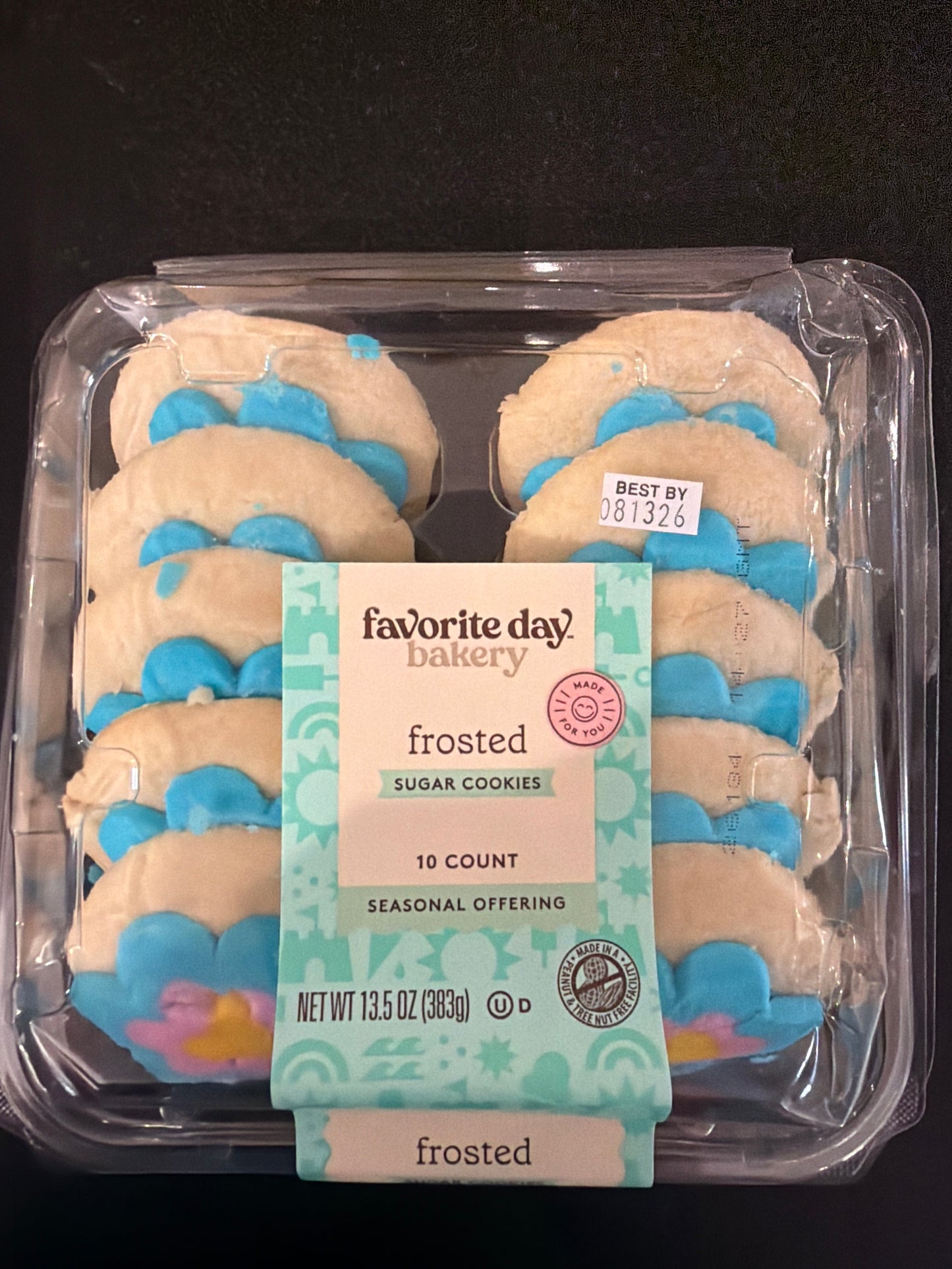 Fresh Baked Frosted Sugar Cookies - various designs and sizes .