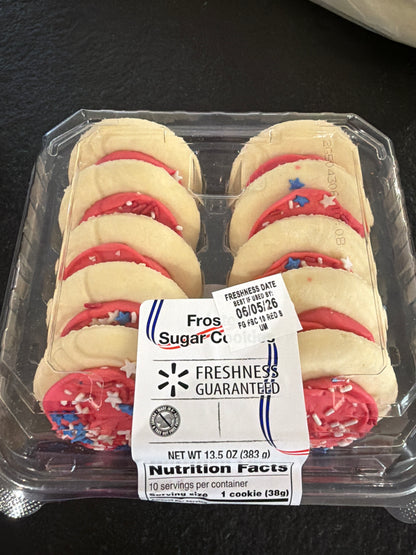Fresh Baked Frosted Sugar Cookies - various designs and sizes .