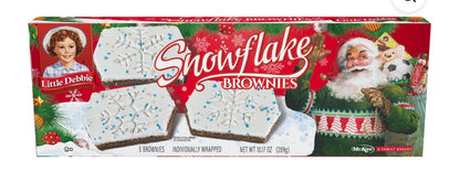 Little Debbie’s Christmas snack cakes, muffins and brownies individually wrapped