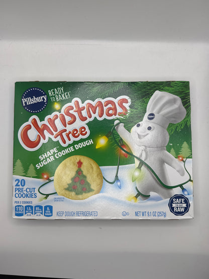 Pillsbury Ready to Bake Shape Sugar Cookie Dough Various Designs 20 pre cut cookies