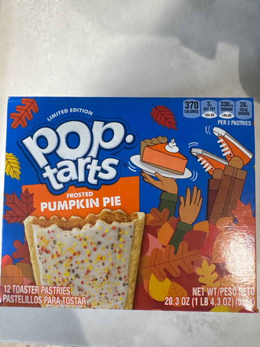 Limited Edition Pop Tarts Pumpkin Spice 12 toaster pastries.