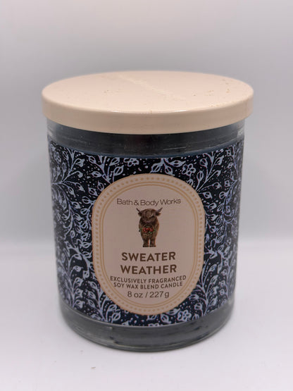 BBW 1 Wick Signature 8oz Candles