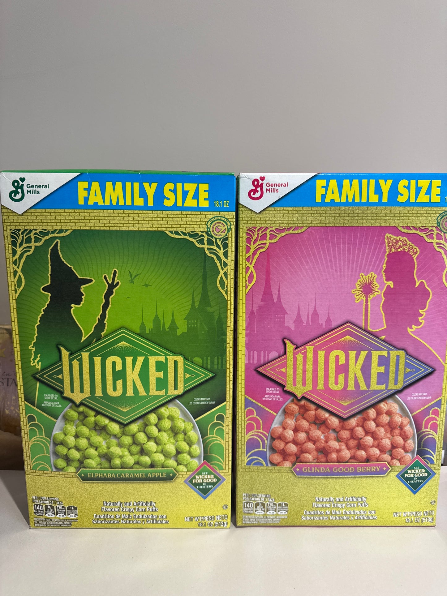 Wicked Flavoured Puffs Breakfast Cereal Family Size 18.1oz