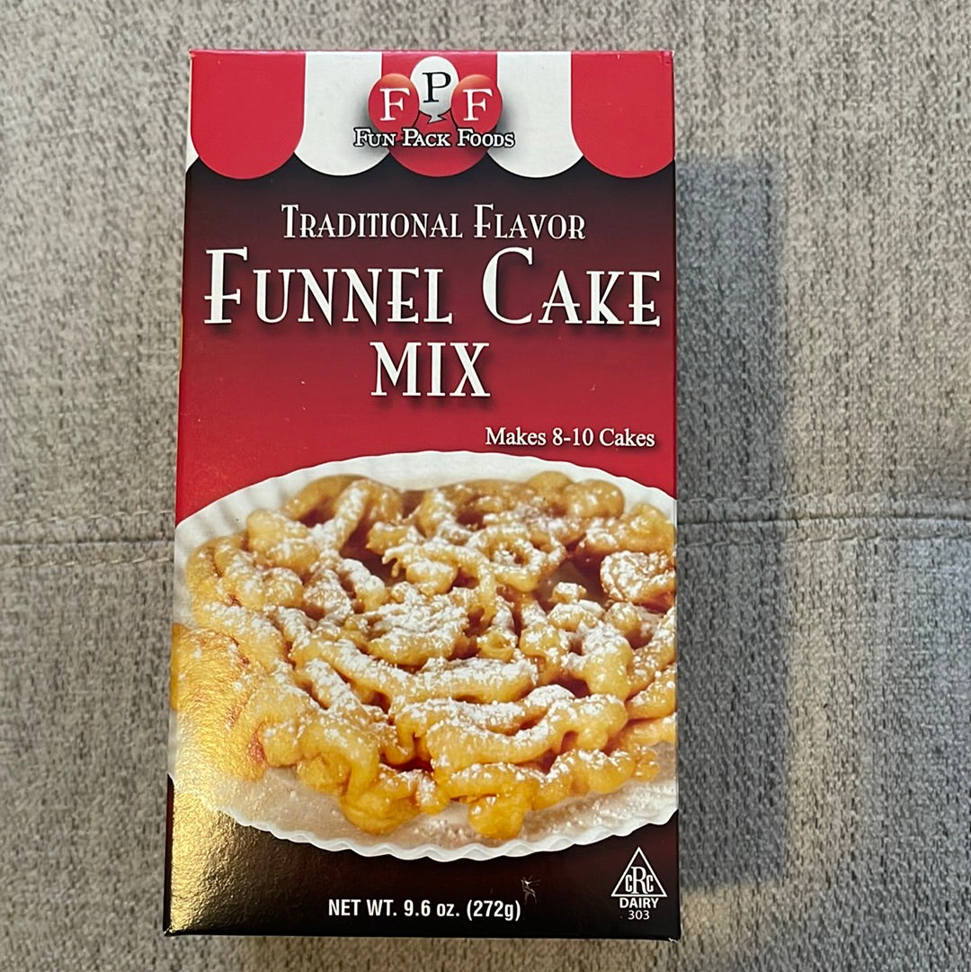Funnel Cake Mix makes 8-10 cakes