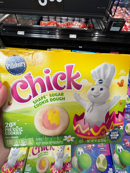 Pillsbury Ready To Bake Sugar Cookie Dough Various Designs