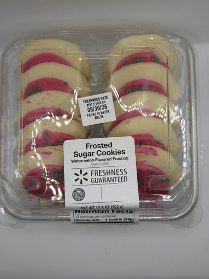 Fresh Baked Frosted Sugar Cookies - various designs and sizes .