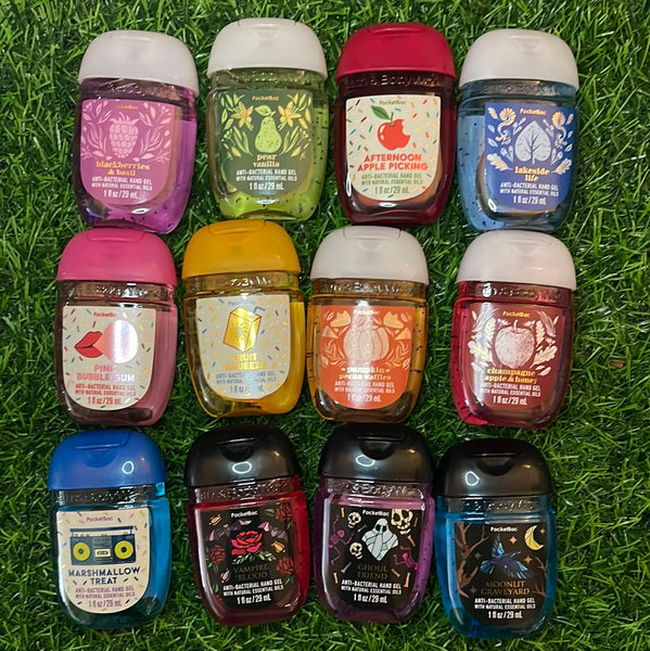 BBW Sanitisers, Pocketbacs, Sprays, Pump Bottles