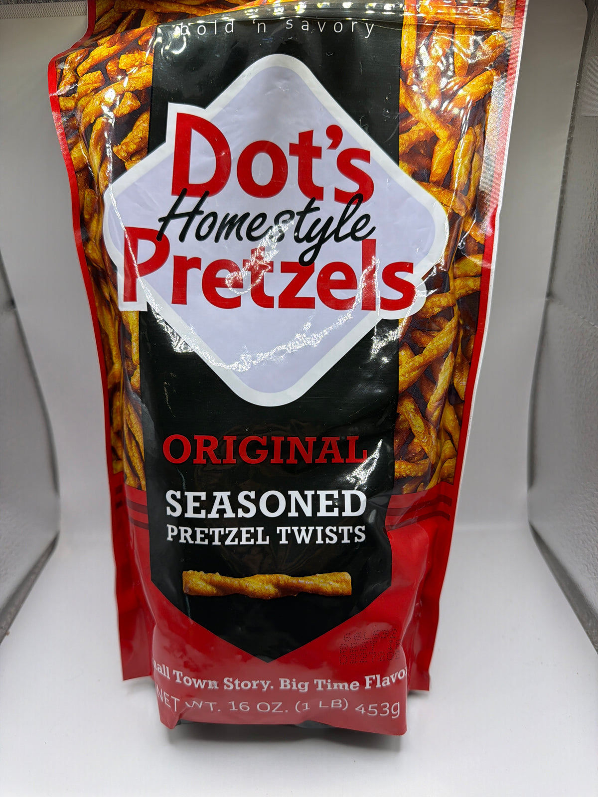 Dots Homestyle Pretzels Original Seasoned  Pretzel Twists 16oz bag