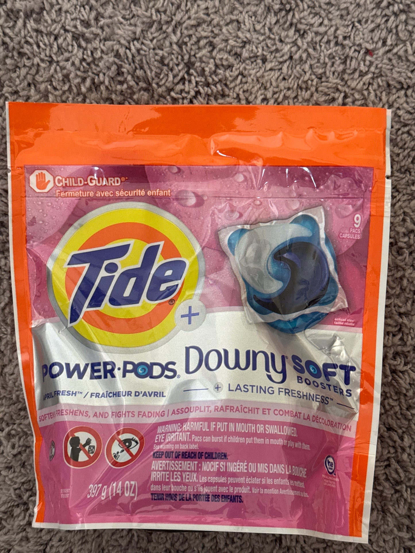 Tide & Gain Laundry Pods Various sizes and scents